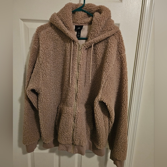 H&M FLEECE COAT - Picture 1 of 4